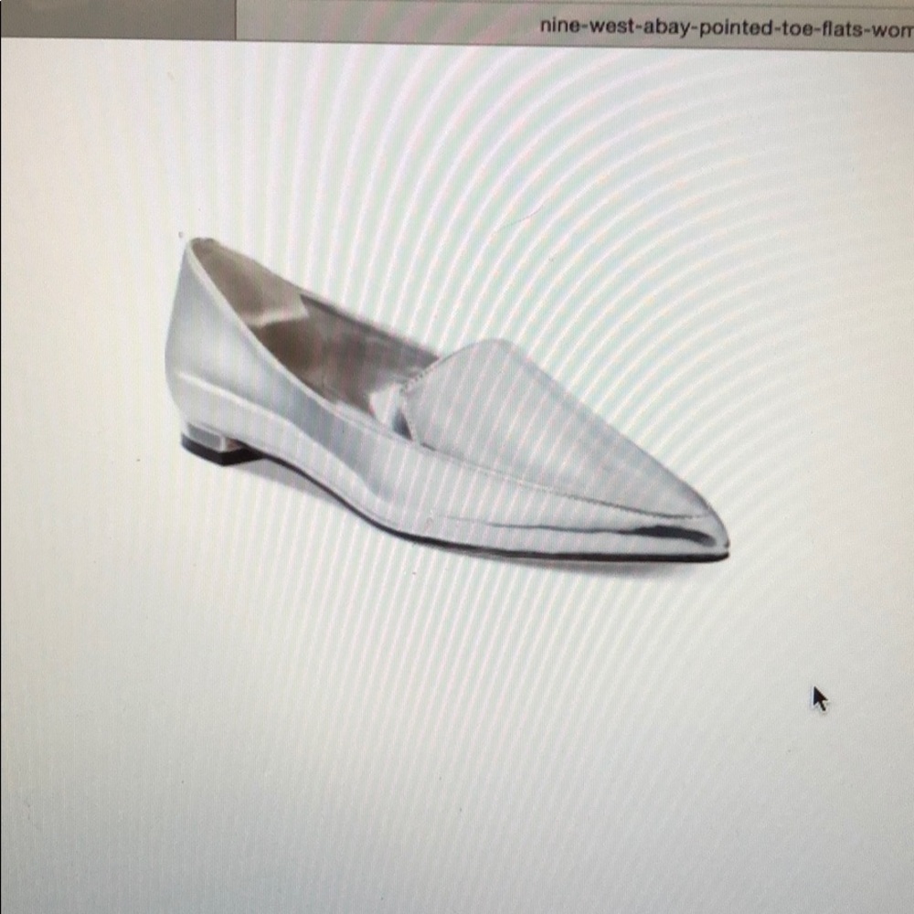 Nine West Silver Flat